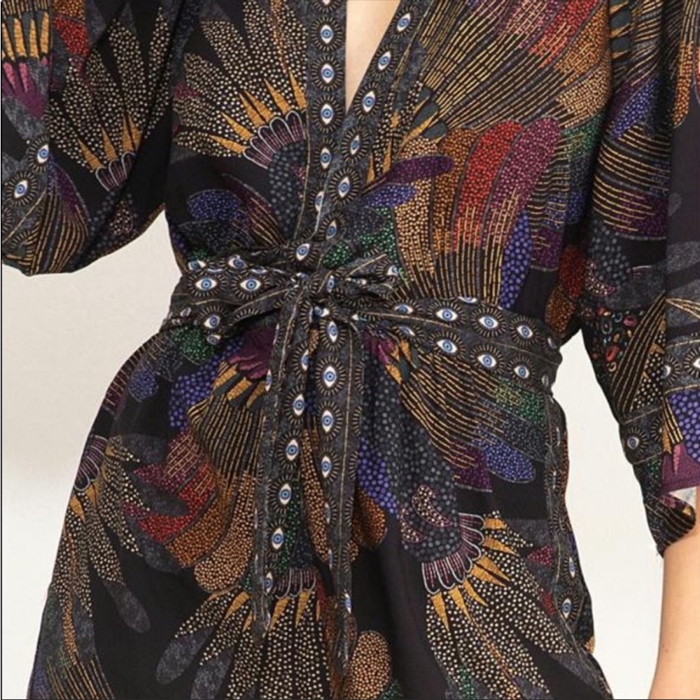 Elegant Black Multicolor Jumpsuit